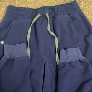 Navy figs. Jogger style. Size small.